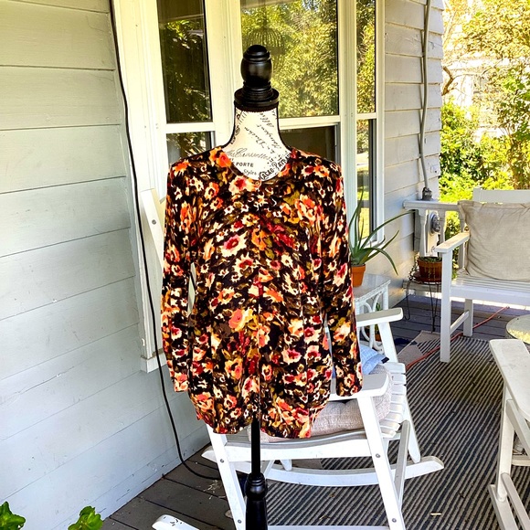 Rafaella Multicolor Knit Cardigan - Picture 1 of 6